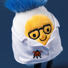 Load image into Gallery viewer, Jellycat Amuseables Boiled Egg Scientist plush toy with lab outfit and playful design, Jellycat near me at Island Child Hilton Head Island