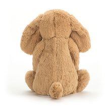 Load image into Gallery viewer, Jellycat Bashful Toffee Puppy Original (Medium) plush toy - Island Child Hilton Head back view