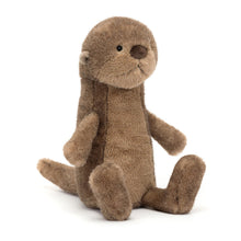 Load image into Gallery viewer, Brooke Otter plush toy by Jellycat on white background