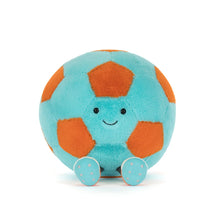 Load image into Gallery viewer, Front portrait of Jellycat Amuseables Football plush toy