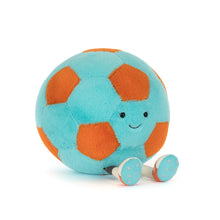 Load image into Gallery viewer, Jellycat Amuseables Football plush front view