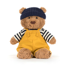Load image into Gallery viewer, Alternate front view of Jellycat Bartholomew Bear Seafarer Outfit plush toy at Island Child Hilton Head