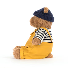 Load image into Gallery viewer, Side view of Jellycat Bartholomew Bear Seafarer Outfit plush toy at Island Child Hilton Head