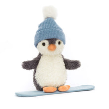 Load image into Gallery viewer, Peanut Penguin Snowboarding Small