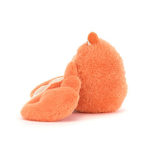 Load image into Gallery viewer, Side profile of Jellycat Pinchsnap Crab plush toy