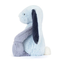 Load image into Gallery viewer, Side view of Jellycat Puddlesea Bunny Original plush toy at Island Child Hilton Head