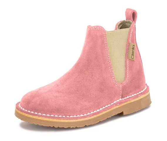 Cienta Suede Zipper Boot (1052065-142 Pink)