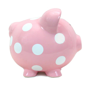 Pig Bank w White Dot
