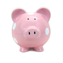 Load image into Gallery viewer, Pig Bank w White Dot
