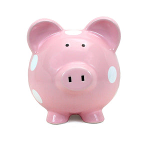 Pig Bank w White Dot