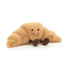 Load image into Gallery viewer, Jellycat Plush toy shaped like a croissant on a white background
