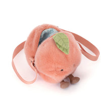 Load image into Gallery viewer, Jellycat Peach Shoulder Bag Amuseables collection plush bag
