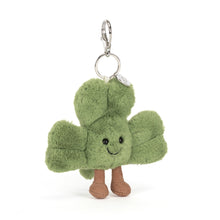 Load image into Gallery viewer, Jellycat Amuseables Siofra Shamrock Bag Charm
