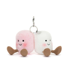 Load image into Gallery viewer, Jellycat Amuseables Pair of Marshmallows Bag Charm
