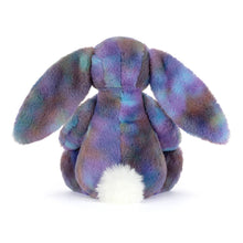 Load image into Gallery viewer, Close-up of Jellycat Zodihop Luxe Bunny Original plush showing fine stitching and plush fur detail, Jellycat near me Hilton Head Island
