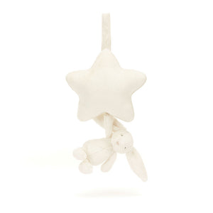 Bashful Cream Bunny Musical Pull by Jellycat