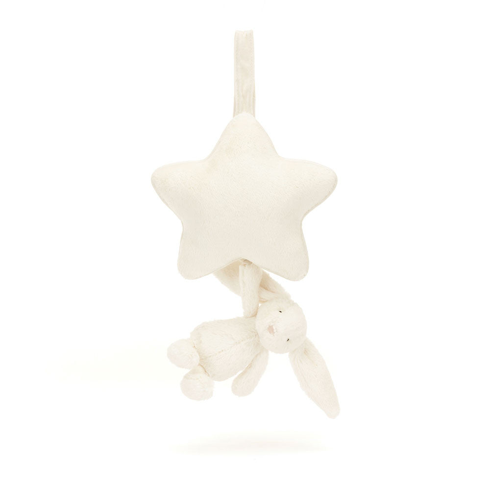 Bashful Cream Bunny Musical Pull by Jellycat