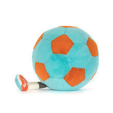 Load image into Gallery viewer, Side view of Jellycat Amuseables Football plush
