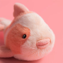 Load image into Gallery viewer, Closeup detail of Jellycat Fancy Carp plush face

